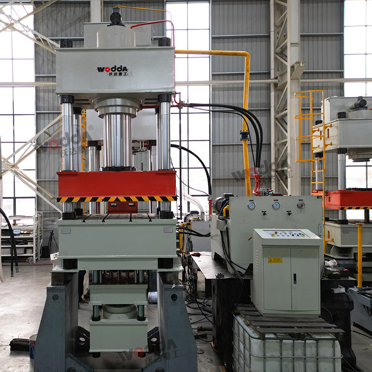 500噸四柱液壓機帶液壓墊 500噸四柱液壓機帶液壓墊