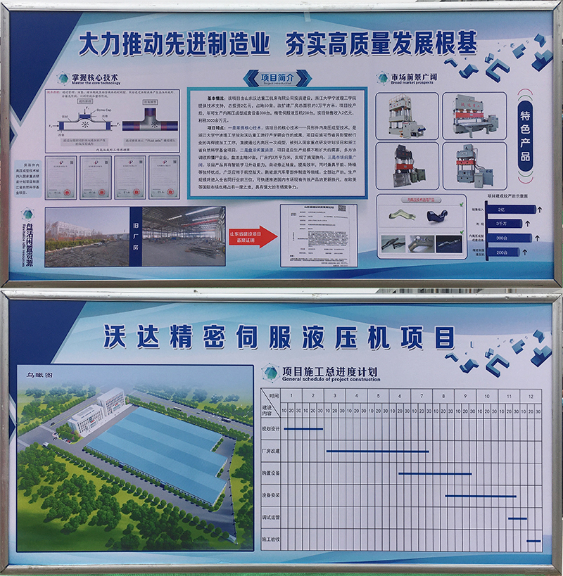 山東沃達(dá)精密伺服液壓機(jī)項(xiàng)目開(kāi)工